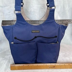 Ariat Carry All Blue Tote Looks New